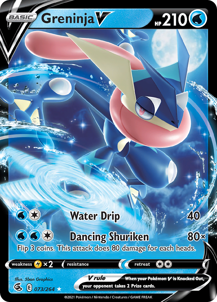 Greninja V (073/264) (Intro Deck) [Sword & Shield: Fusion Strike] | Fandemonia Ltd