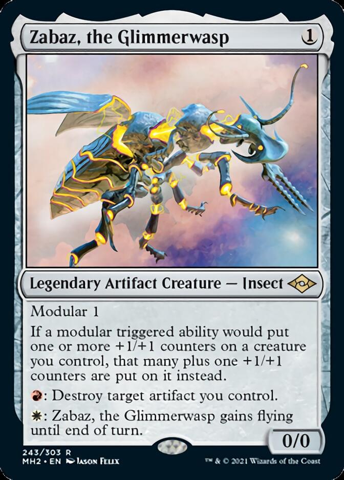 Zabaz, the Glimmerwasp [Modern Horizons 2] | Fandemonia Ltd