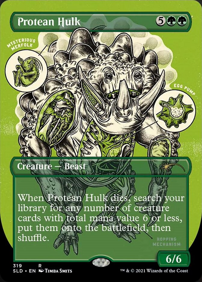 Protean Hulk (Borderless Foil Etched) [Secret Lair Drop Series] | Fandemonia Ltd