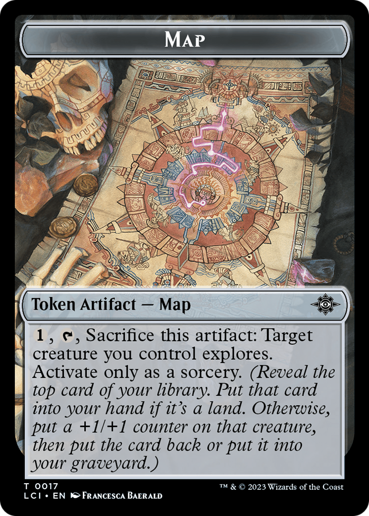 Map // Merfolk (0005) Double-Sided Token [The Lost Caverns of Ixalan Tokens] | Fandemonia Ltd