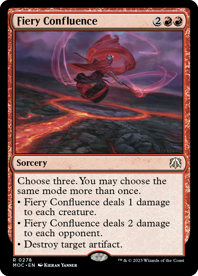 Fiery Confluence [March of the Machine Commander] | Fandemonia Ltd