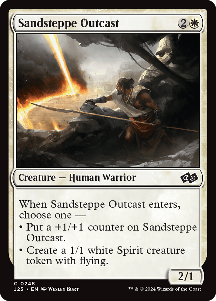 Sandsteppe Outcast [Foundations Jumpstart] | Fandemonia Ltd