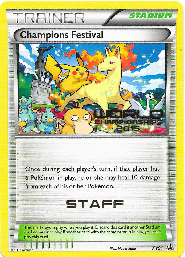 Champions Festival (XY91) (2015 Quarter Finalist) [XY: Black Star Promos] | Fandemonia Ltd