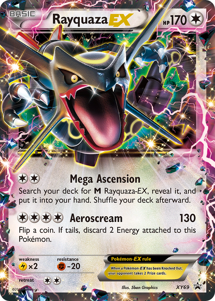 Rayquaza EX (XY69) (Shiny) [XY: Black Star Promos] | Fandemonia Ltd