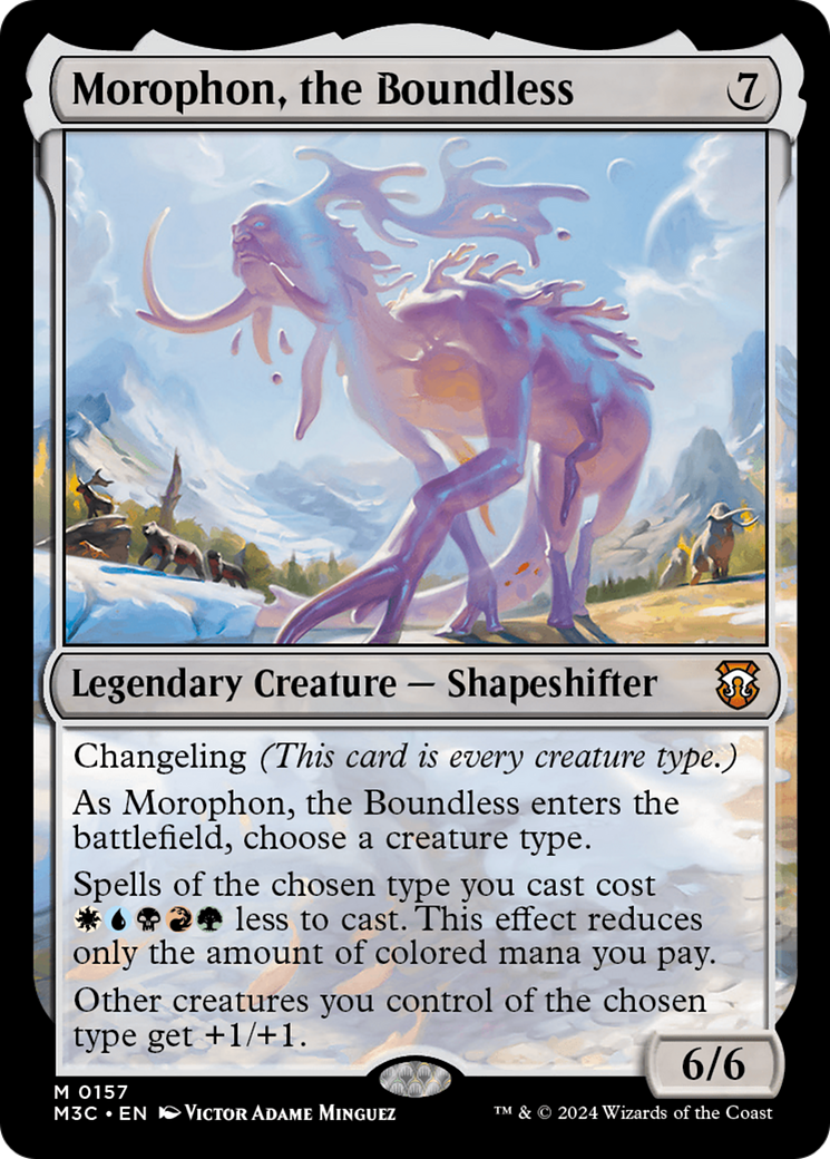 Morophon, the Boundless (Ripple Foil) [Modern Horizons 3 Commander] | Fandemonia Ltd