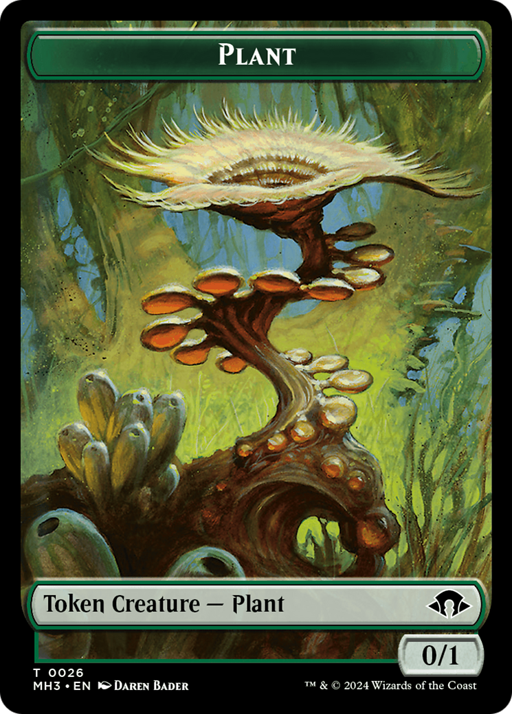 Plant Token [Modern Horizons 3 Tokens] | Fandemonia Ltd