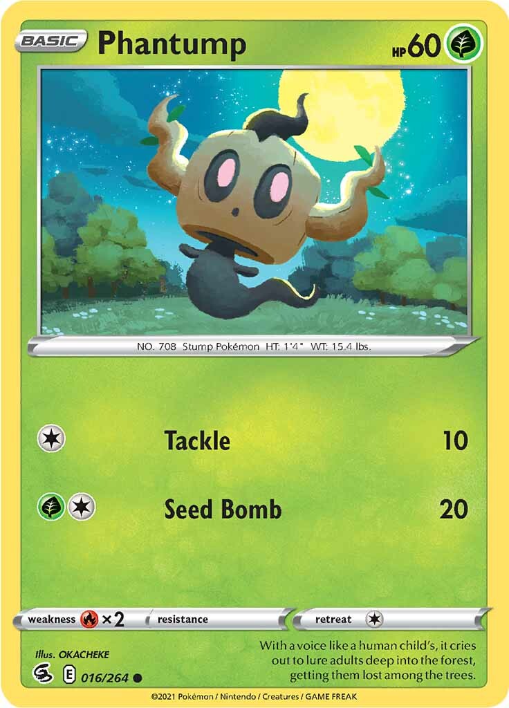 Phantump (016/264) [Sword & Shield: Fusion Strike] | Fandemonia Ltd