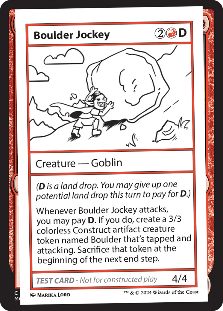 Boulder Jockey [Mystery Booster 2 Playtest Cards] | Fandemonia Ltd