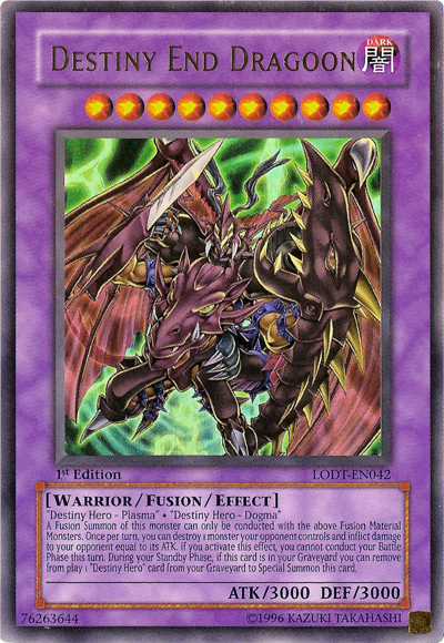 Destiny End Dragoon [LODT-EN042] Ultra Rare | Fandemonia Ltd