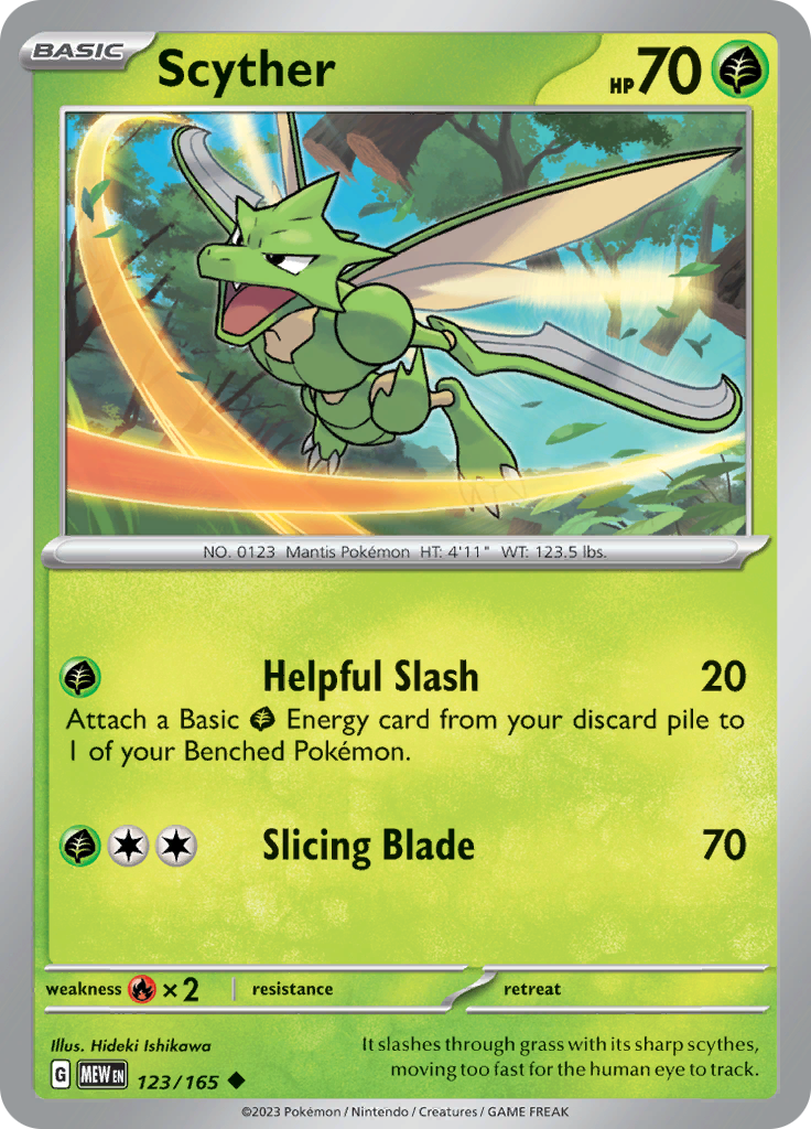 Scyther (123/165) [Scarlet & Violet 151] | Fandemonia Ltd