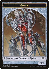 Elemental (008) // Golem (018) Double-Sided Token [Modern Horizons Tokens] | Fandemonia Ltd