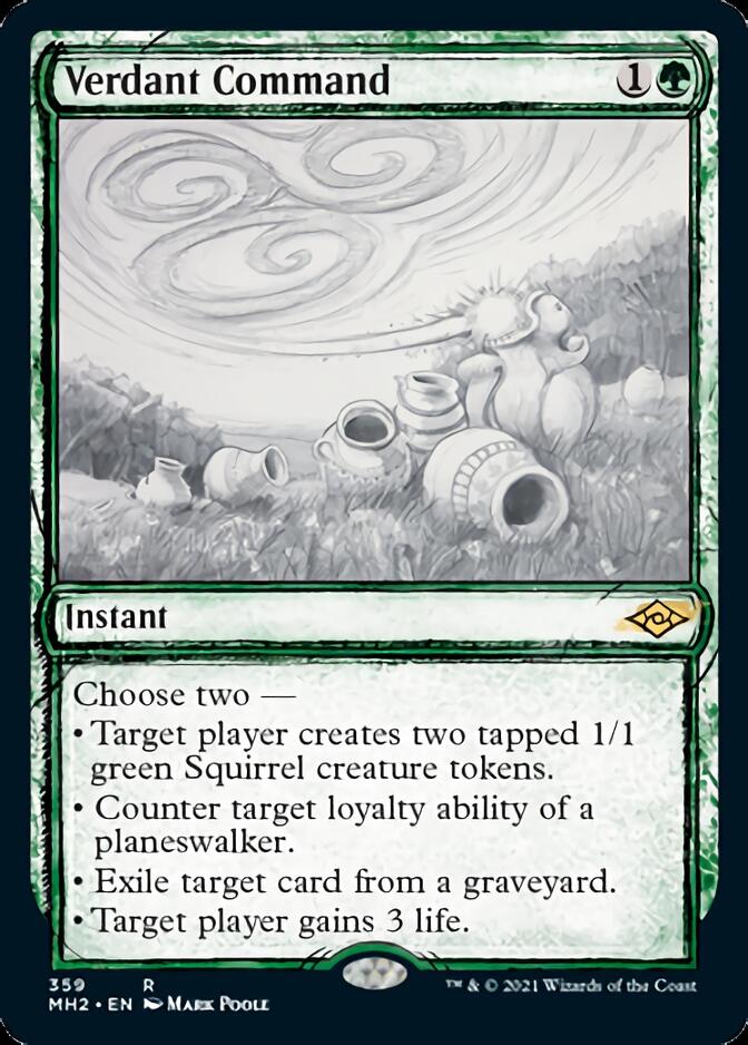 Verdant Command (Sketch) [Modern Horizons 2] | Fandemonia Ltd