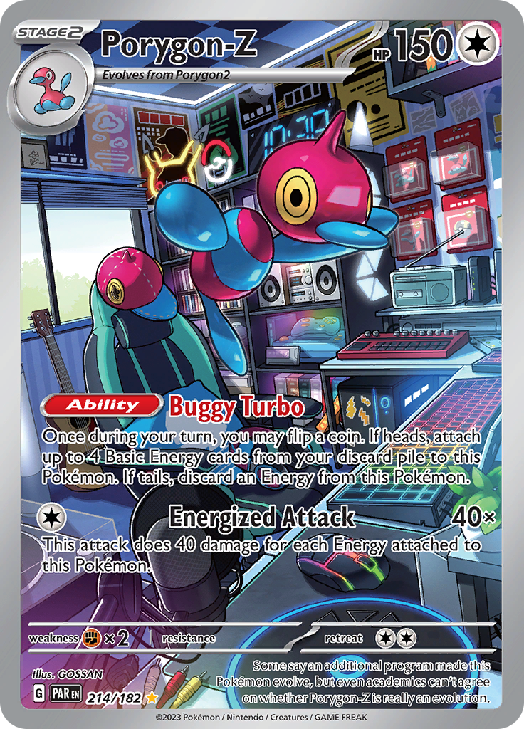 Porygon-Z (214/182) [Scarlet & Violet: Paradox Rift] | Fandemonia Ltd