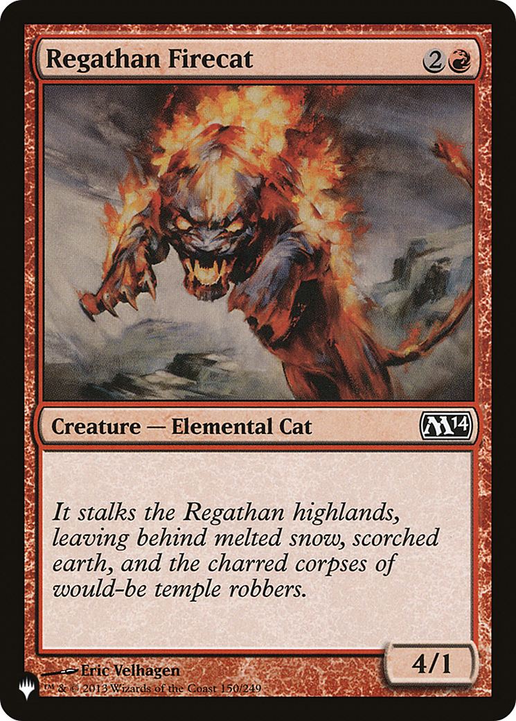 Regathan Firecat [The List] | Fandemonia Ltd