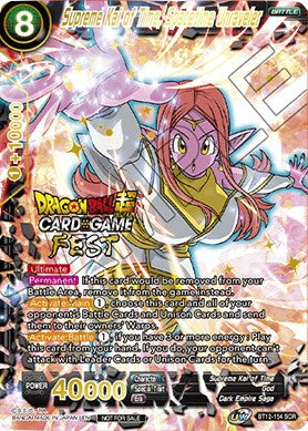 Supreme Kai of Time, Spacetime Unraveler (Card Game Fest 2022) (BT12-154) [Tournament Promotion Cards] | Fandemonia Ltd