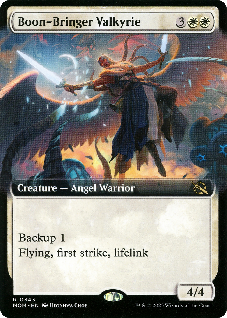 Boon-Bringer Valkyrie (Extended Art) [March of the Machine] | Fandemonia Ltd