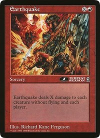 Earthquake (Oversized) [Oversize Cards] | Fandemonia Ltd