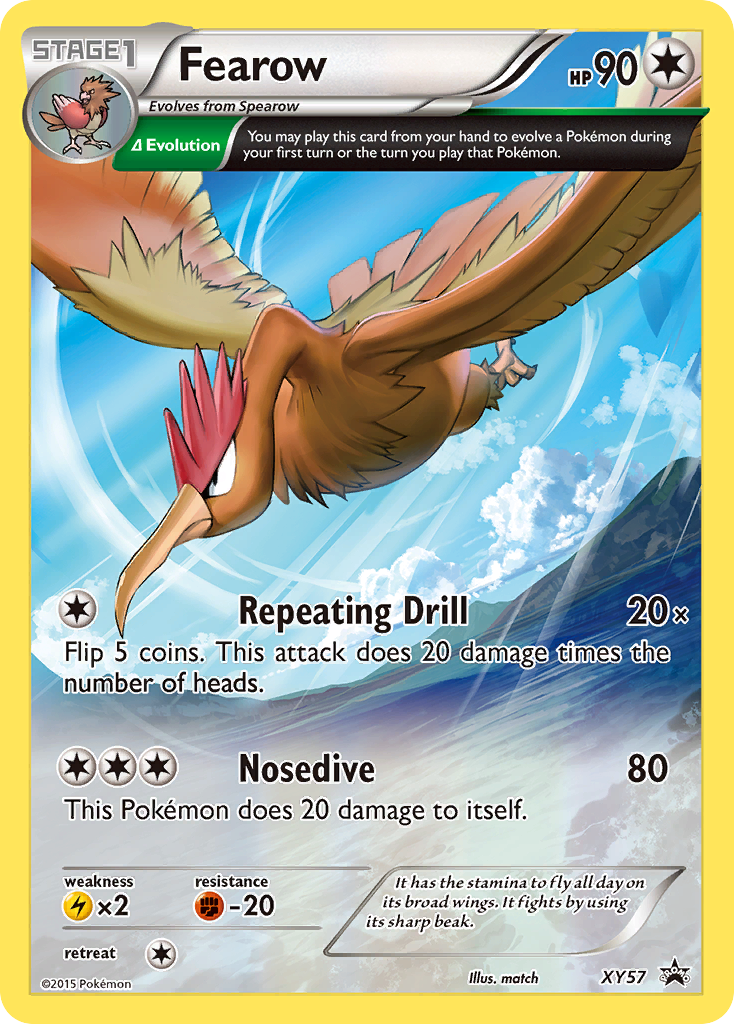 Fearow (XY57) [XY: Black Star Promos] | Fandemonia Ltd