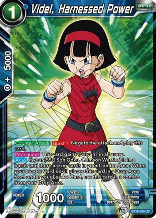 Videl, Harnessed Power (BT16-035) [Realm of the Gods] | Fandemonia Ltd