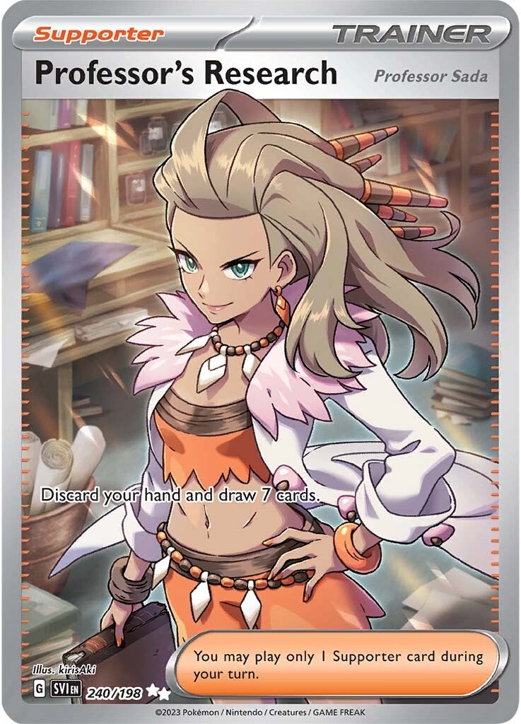 Professor's Research (240/198) [Scarlet & Violet: Base Set] | Fandemonia Ltd