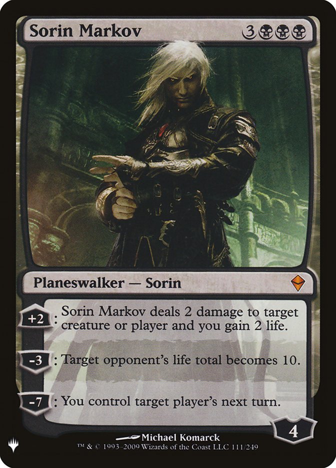 Sorin Markov [Mystery Booster] | Fandemonia Ltd