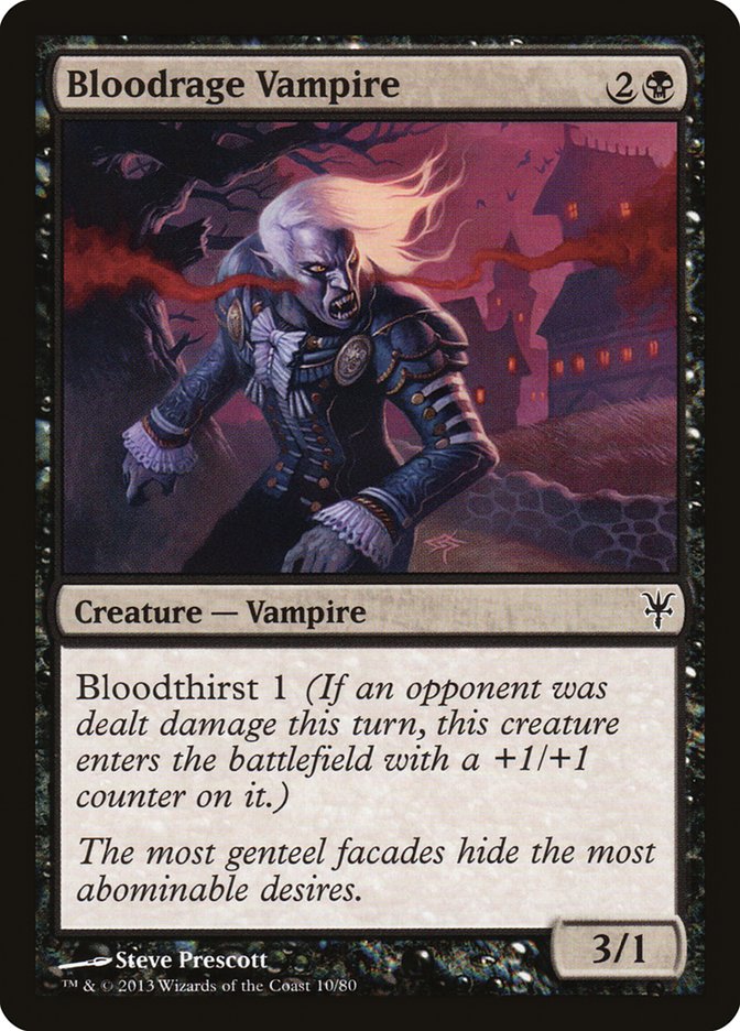 Bloodrage Vampire [Duel Decks: Sorin vs. Tibalt] | Fandemonia Ltd