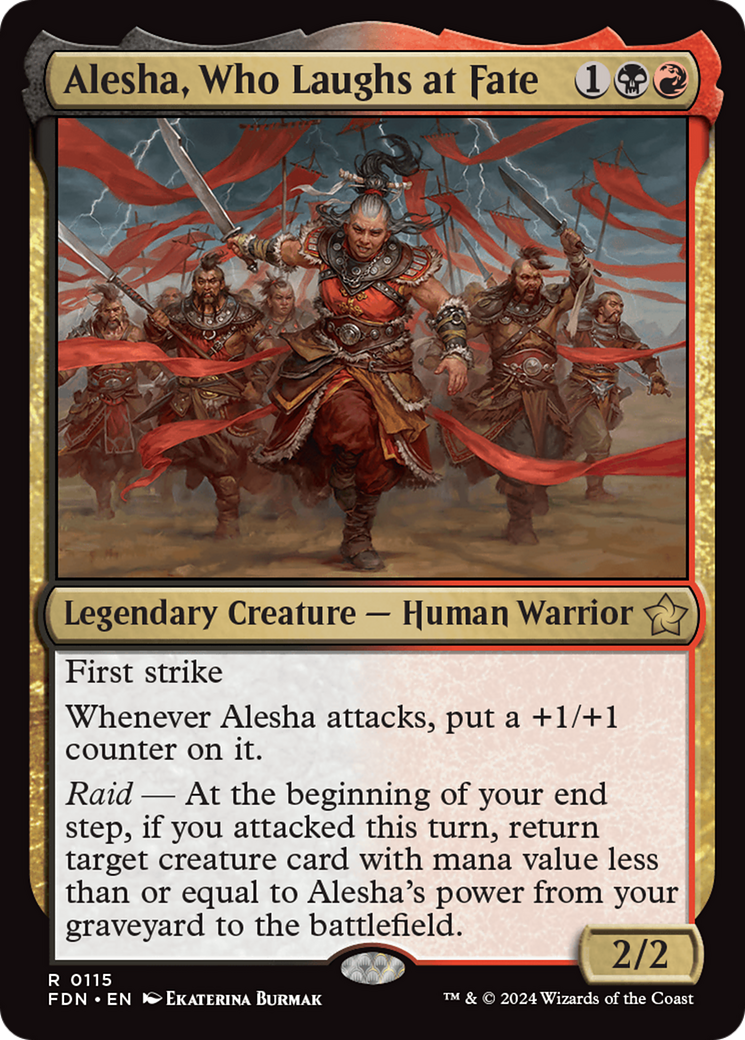 Alesha, Who Laughs at Fate [Foundations] | Fandemonia Ltd