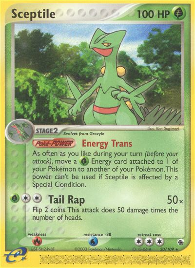 Sceptile (20/109) [EX: Ruby & Sapphire] | Fandemonia Ltd