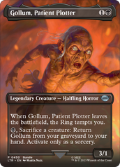 Gollum, Patient Plotter (Borderless Alternate Art) [The Lord of the Rings: Tales of Middle-Earth] | Fandemonia Ltd