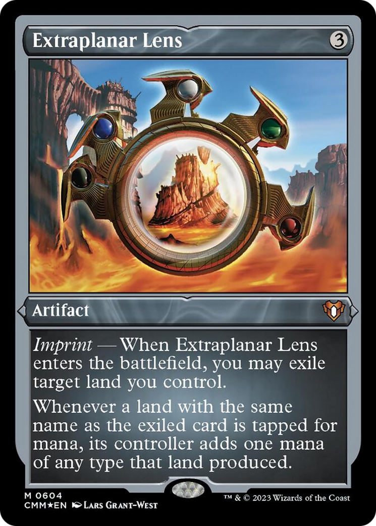 Extraplanar Lens (Foil Etched) [Commander Masters] | Fandemonia Ltd