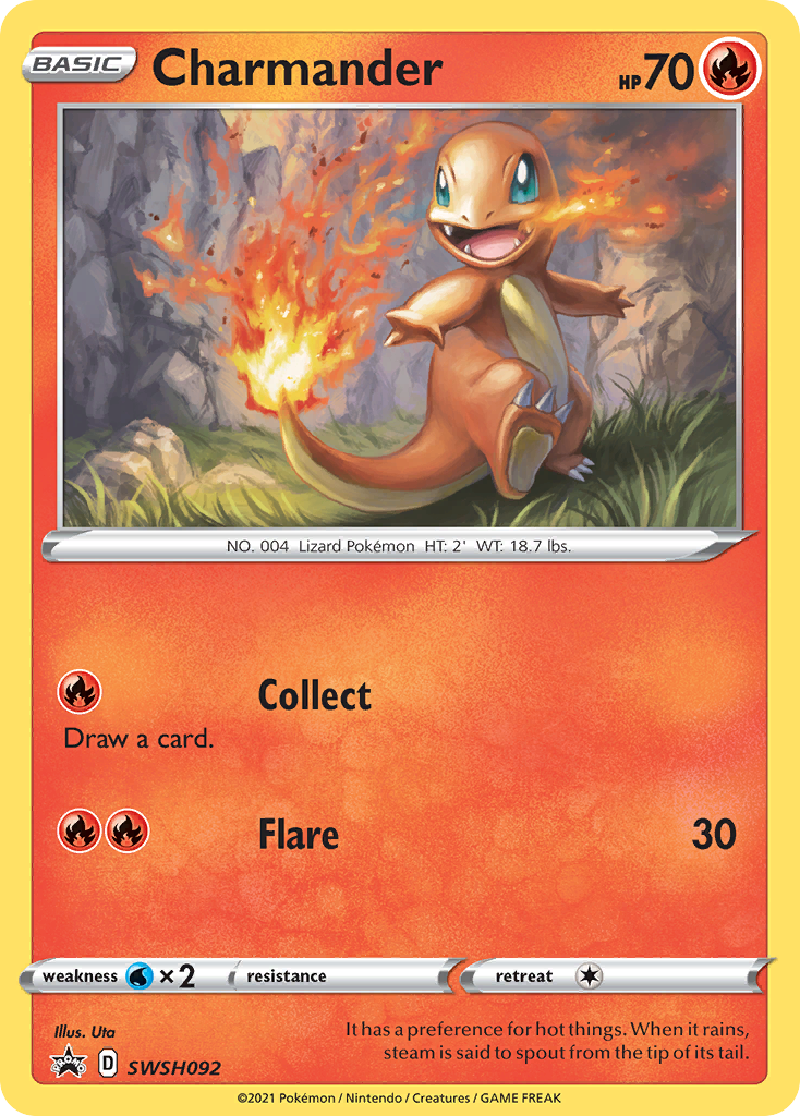 Charmander (SWSH092) [Sword & Shield: Black Star Promos] | Fandemonia Ltd