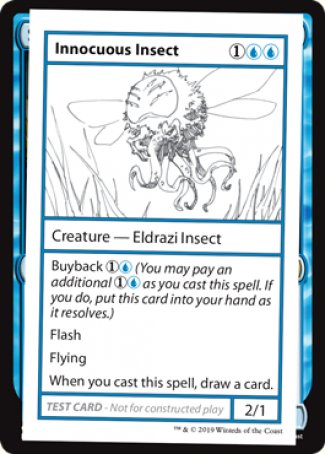 Innocuous Insect (2021 Edition) [Mystery Booster Playtest Cards] | Fandemonia Ltd