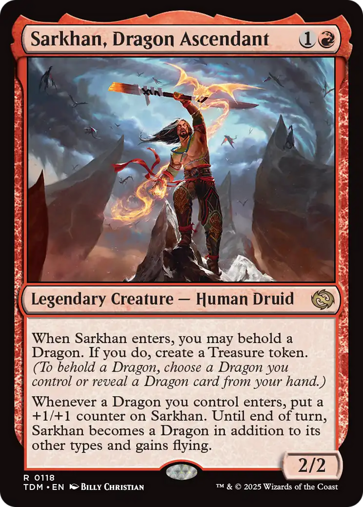 Sarkhan, Dragon Ascendant (118) [Tarkir: Dragonstorm] | Fandemonia Ltd