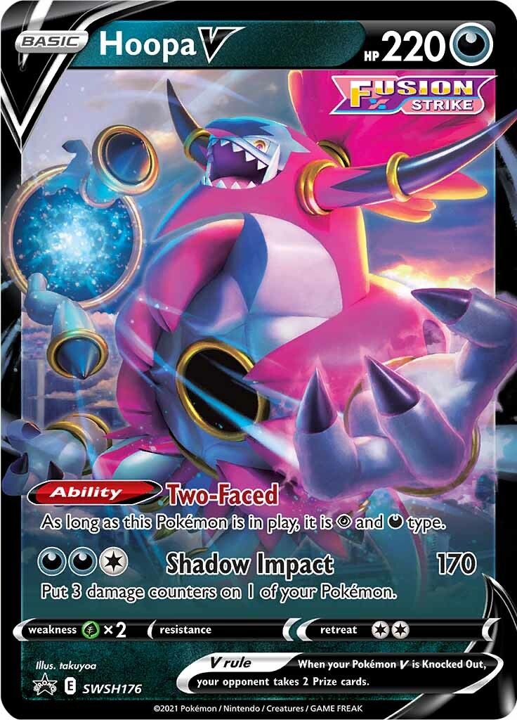 Hoopa V (SWSH176) (Jumbo Card) [Sword & Shield: Black Star Promos] | Fandemonia Ltd