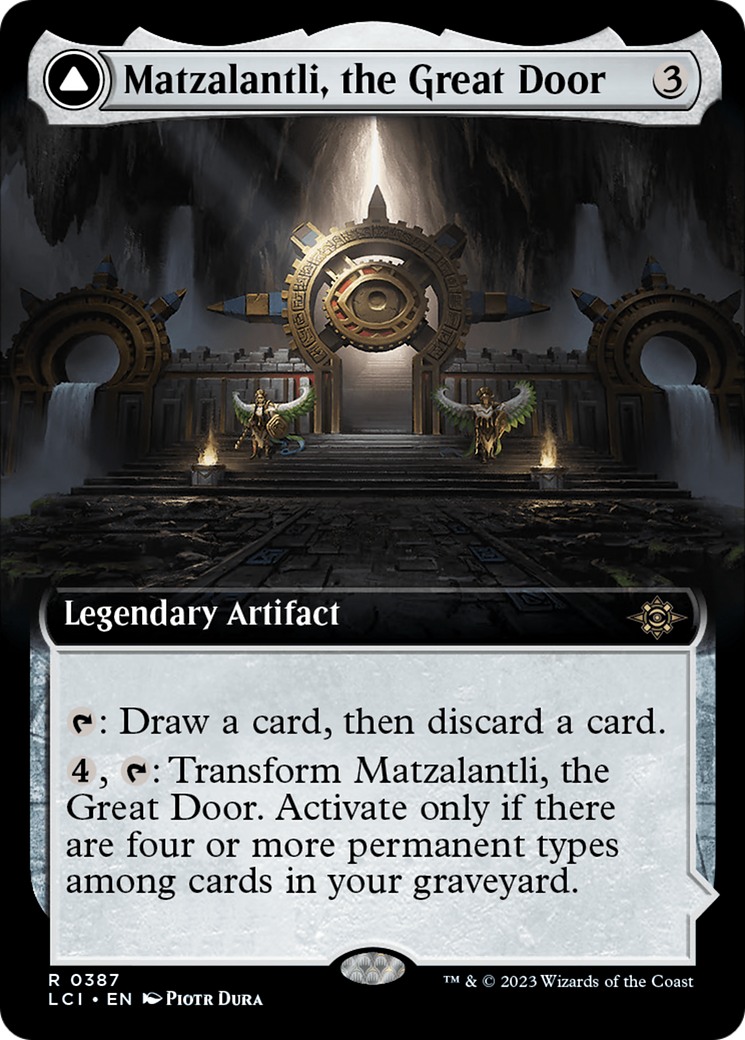 Matzalantli, the Great Door // The Core (Extended Art) [The Lost Caverns of Ixalan] | Fandemonia Ltd