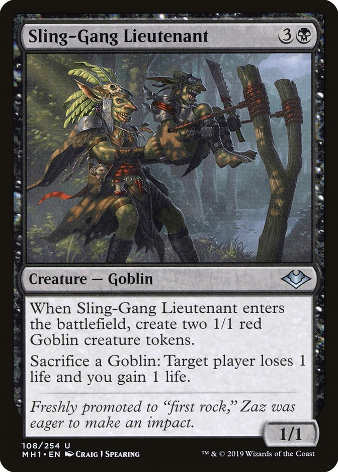 Sling-Gang Lieutenant [Modern Horizons] | Fandemonia Ltd