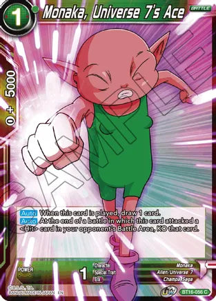 Monaka, Universe 7's Ace (BT16-056) [Realm of the Gods] | Fandemonia Ltd