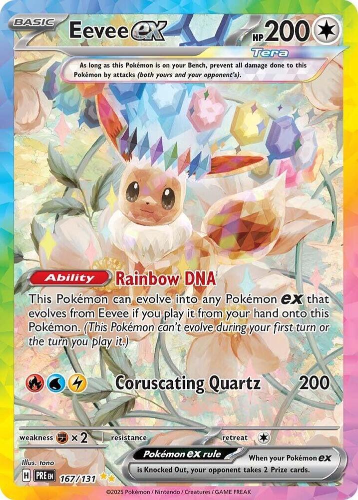 Eevee ex (167/131) [Scarlet & Violet: Prismatic Evolutions] | Fandemonia Ltd