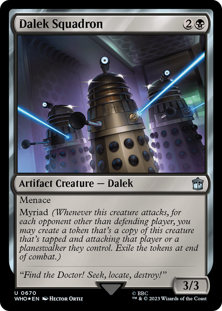 Dalek Squadron (Surge Foil) [Doctor Who] | Fandemonia Ltd