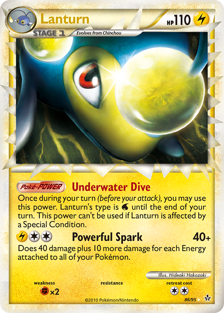 Lanturn (86/95) [HeartGold & SoulSilver: Unleashed] | Fandemonia Ltd