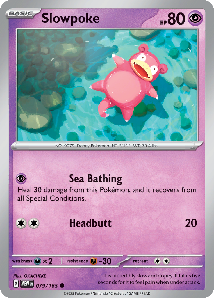 Slowpoke (079/165) [Scarlet & Violet: 151] | Fandemonia Ltd