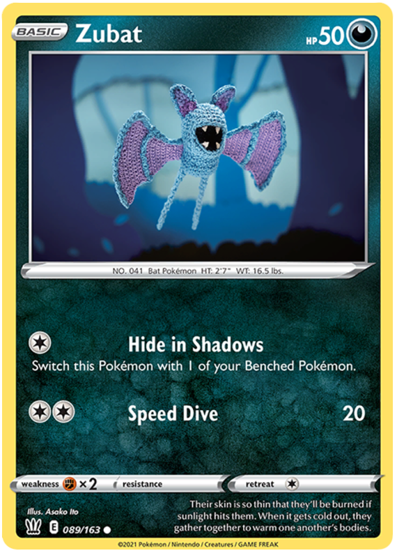 Zubat (089/163) [Sword & Shield: Battle Styles] | Fandemonia Ltd