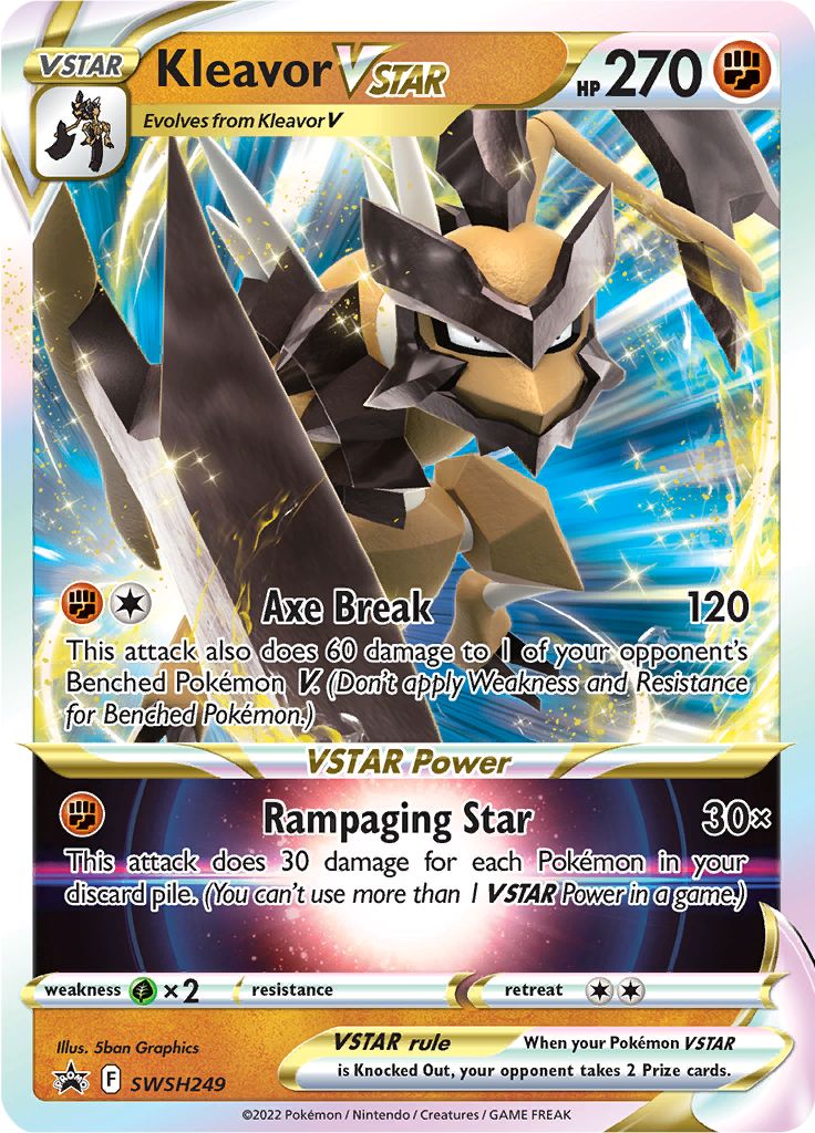 Kleavor VSTAR (SWSH249) (Jumbo Card) [Sword & Shield: Black Star Promos] | Fandemonia Ltd