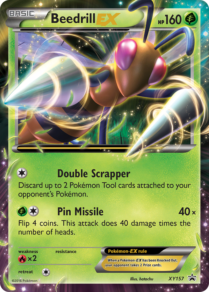 Beedrill EX (XY157) [XY: Black Star Promos] | Fandemonia Ltd