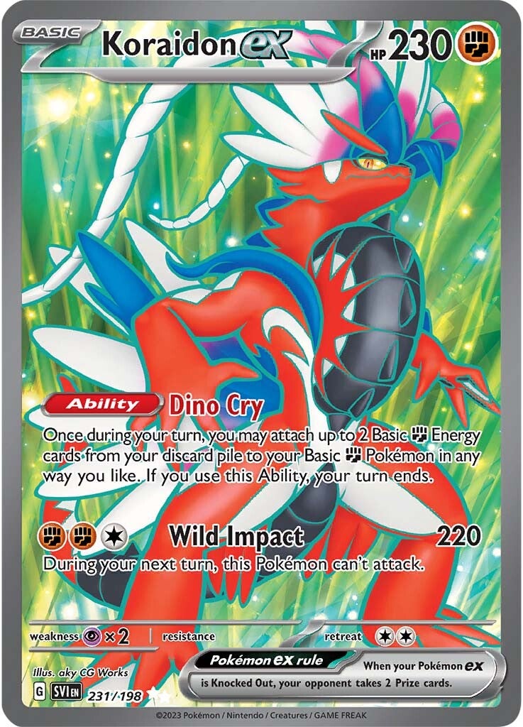 Koraidon ex (231/198) [Scarlet & Violet: Base Set] | Fandemonia Ltd