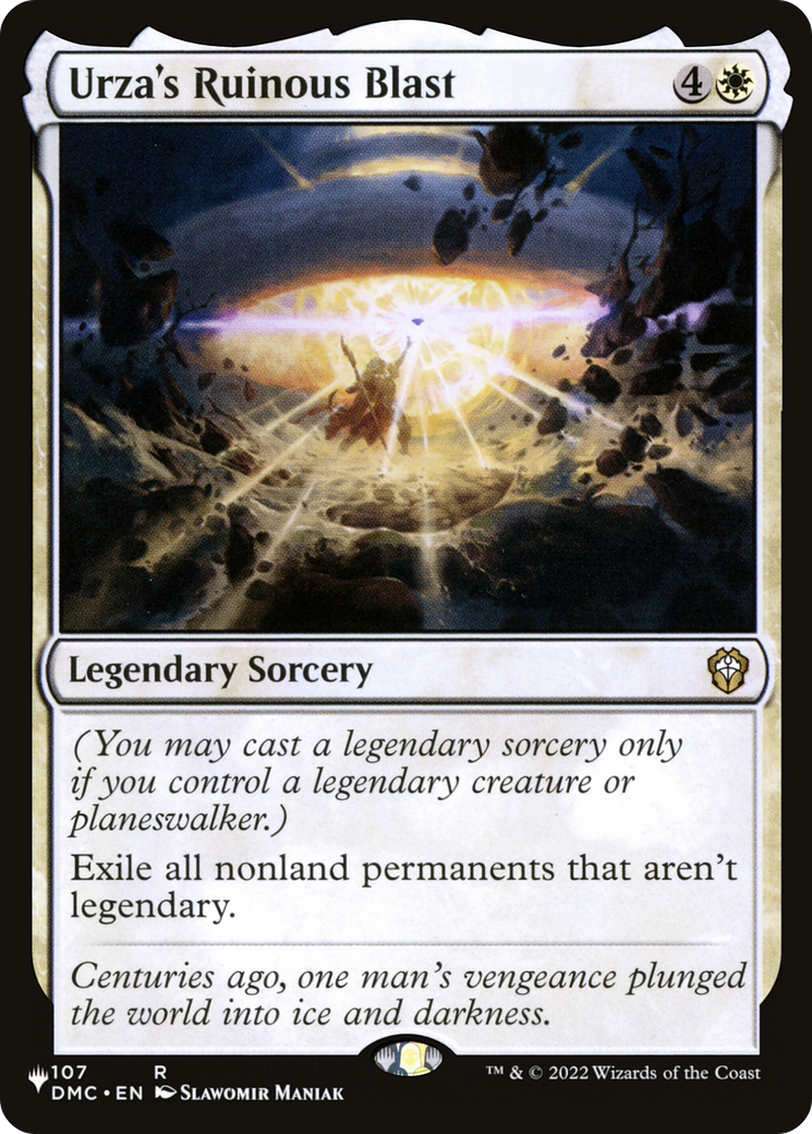 Urza's Ruinous Blast [Secret Lair: From Cute to Brute] | Fandemonia Ltd