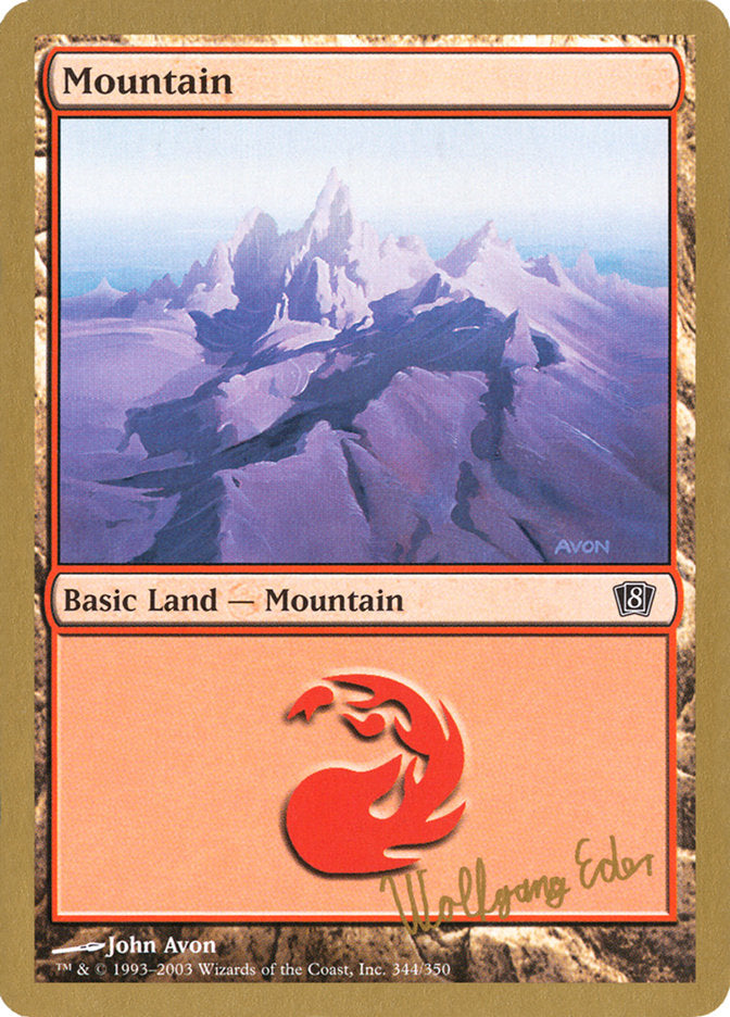 Mountain (Wolfgang Eder) [World Championship Decks 2003] | Fandemonia Ltd