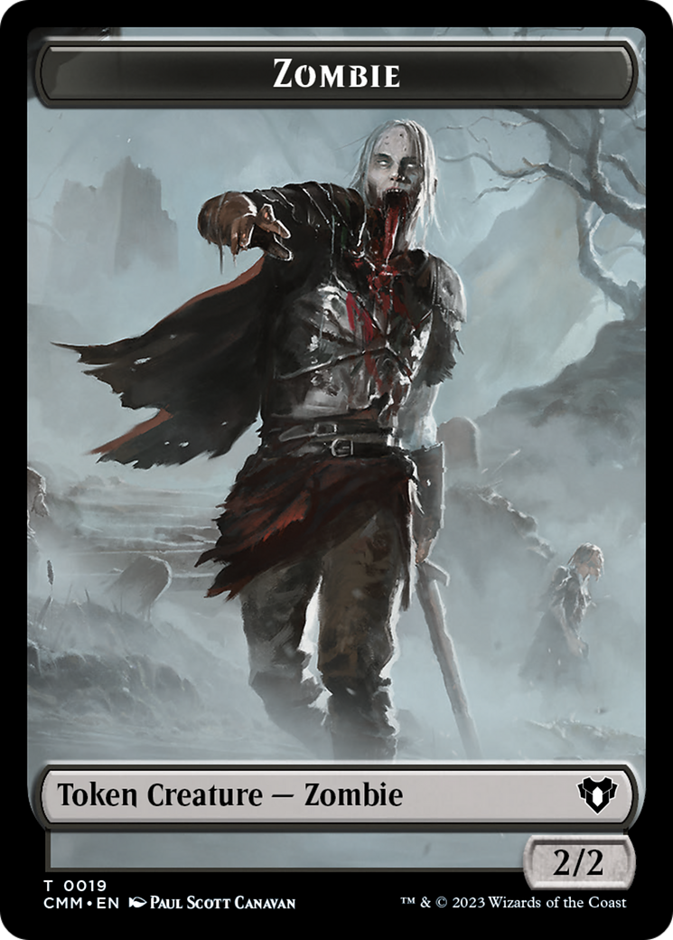 Zombie Token (19) [Commander Masters Tokens] | Fandemonia Ltd