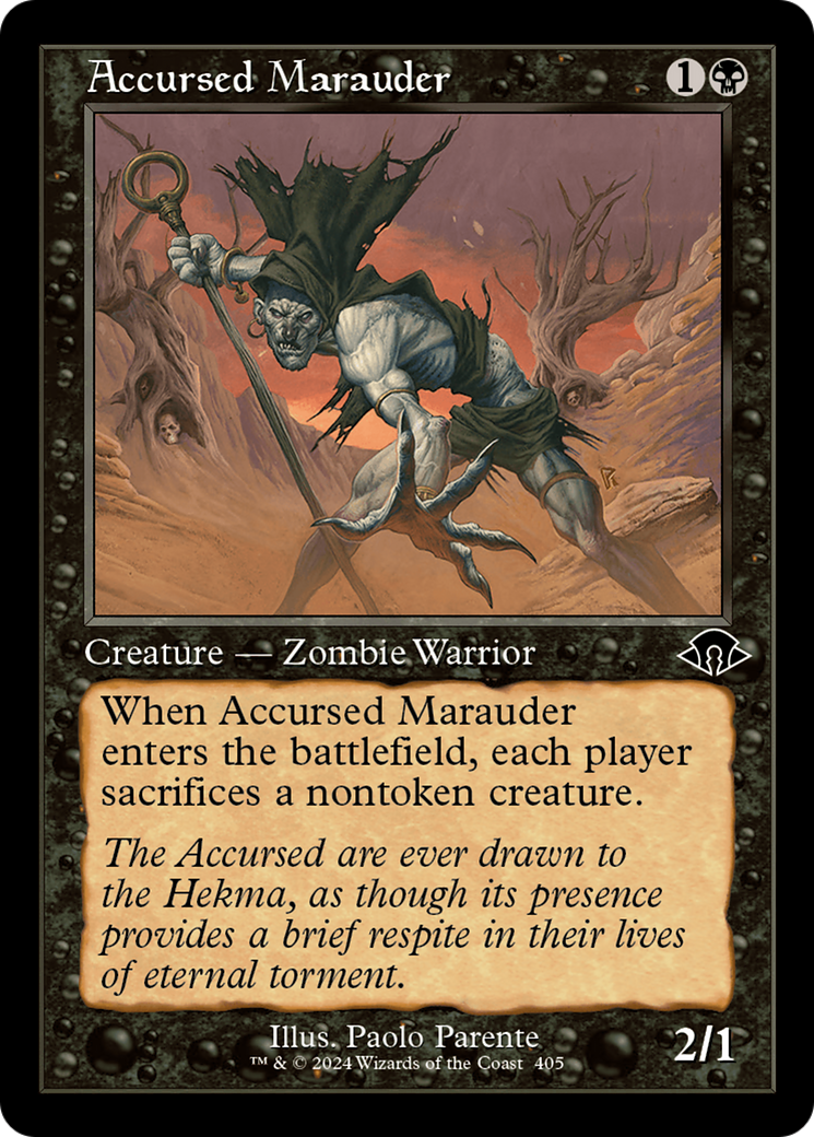 Accursed Marauder (Retro Frame) [Modern Horizons 3] | Fandemonia Ltd