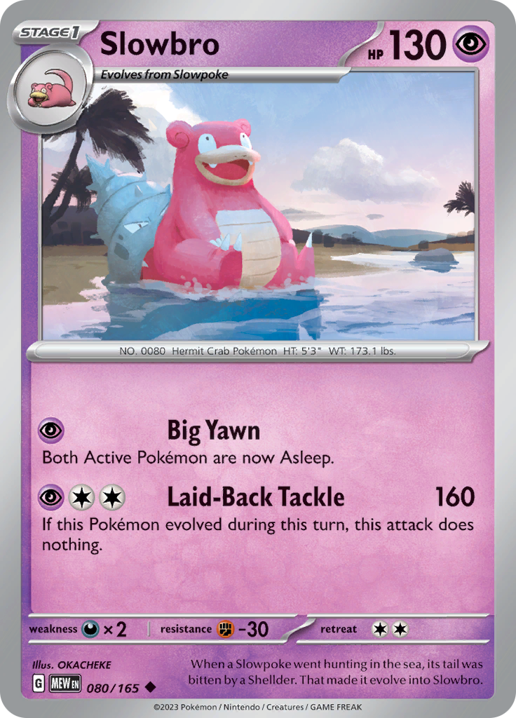 Slowbro (080/165) [Scarlet & Violet 151] | Fandemonia Ltd